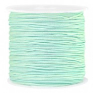 Macramé draad 0.8mm Soft turquoise green